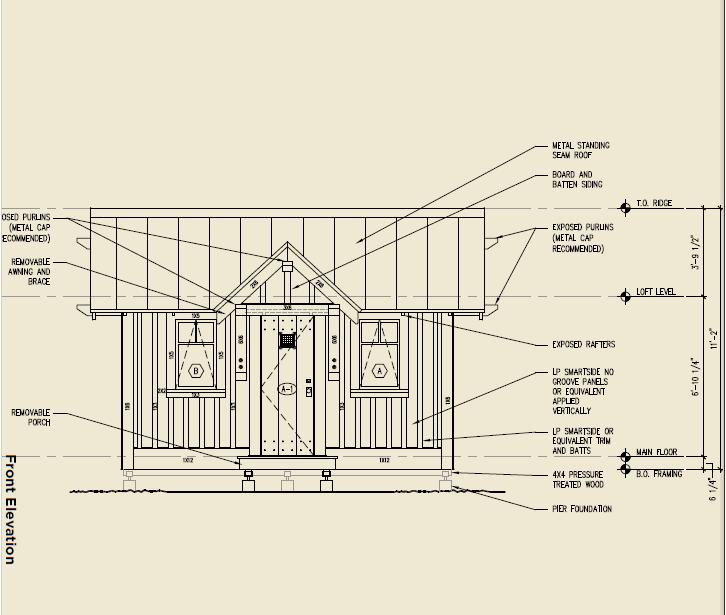 front elevation